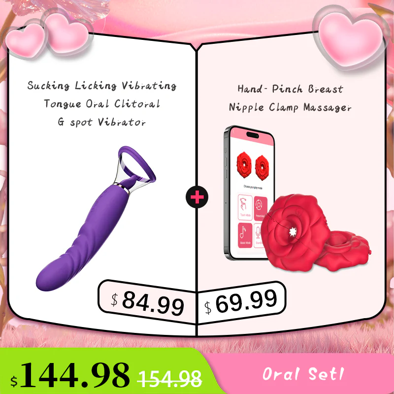 MizzZee Rose 9 Vibrations Nipple Clamps with Chain Necklace - Image 17