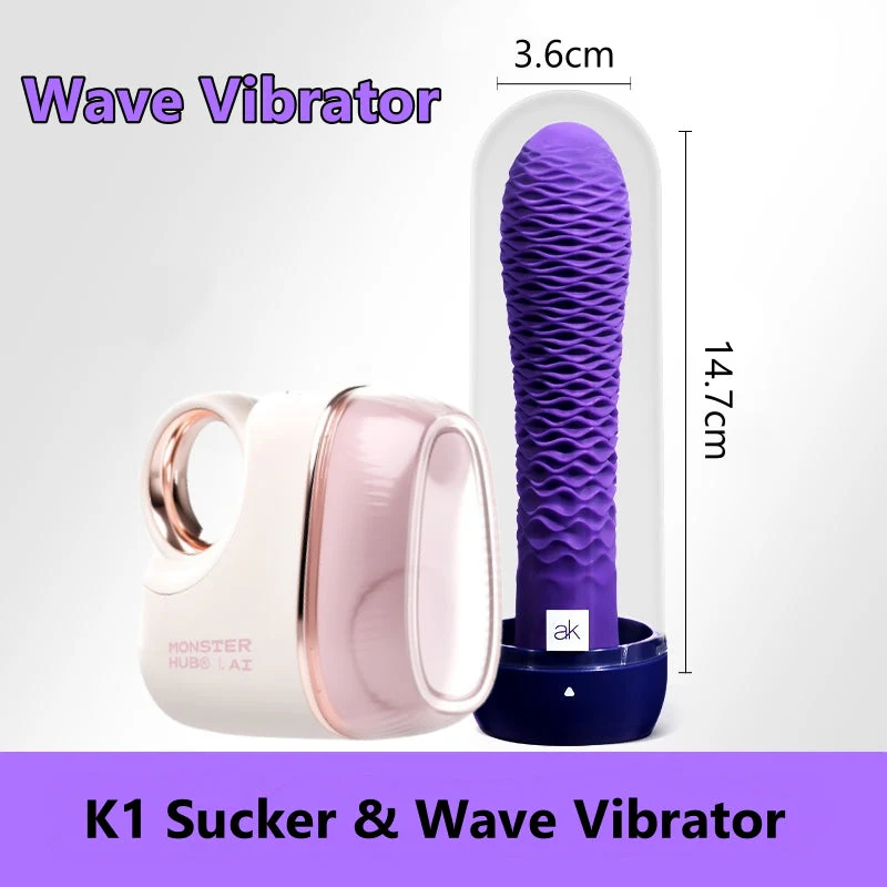 Monster K1 Sex Suction Vibrator With G Spot Vibrator Set - Image 12