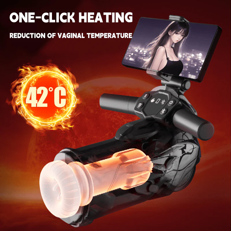 Motorcycle Male Maturbator With Telescopic Vibration Sucking Heating Function - Image 5