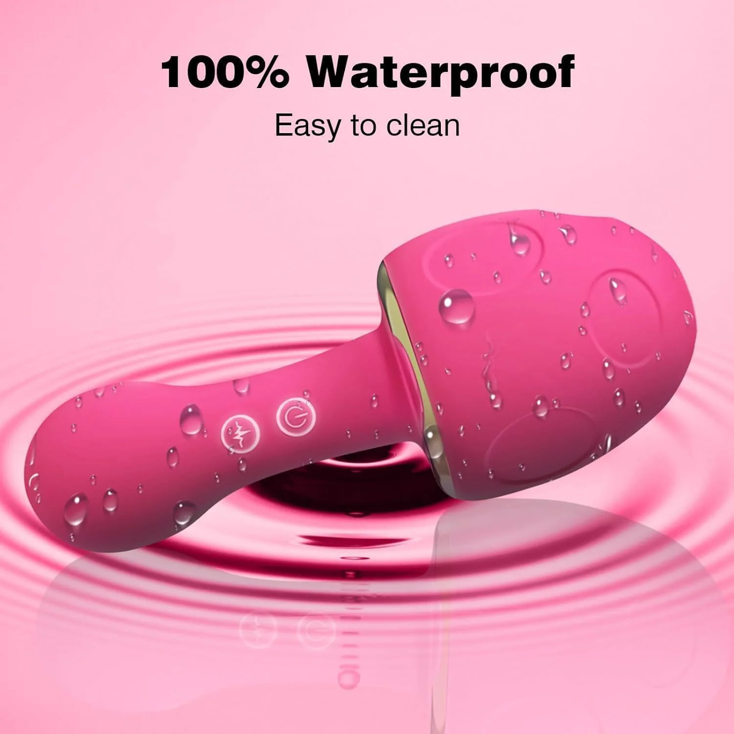 Mushroom - shaped Sonic Sucking Heating Clitoral G-spot Vibrator - Image 3