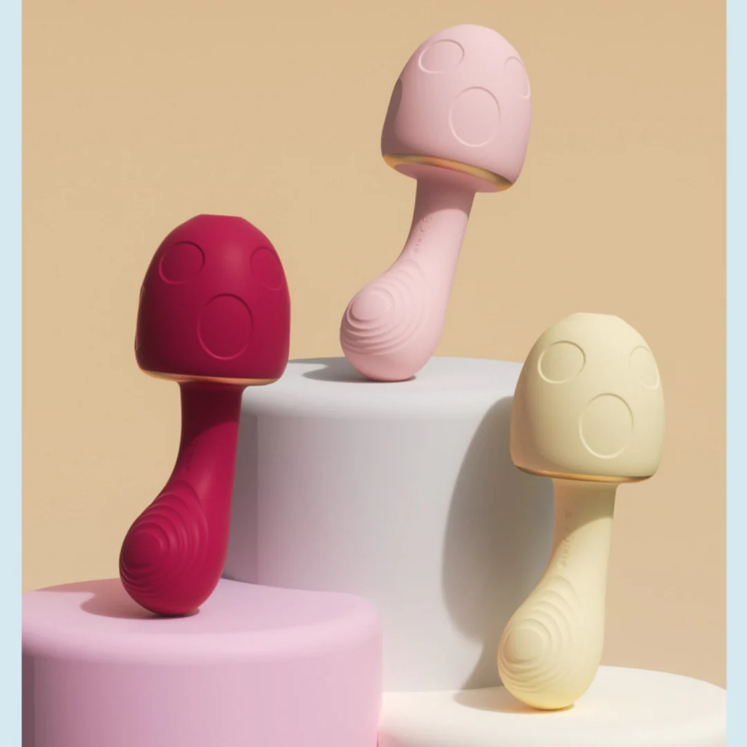 Mushroom - shaped Sonic Sucking Heating Clitoral G-spot Vibrator - Image 5
