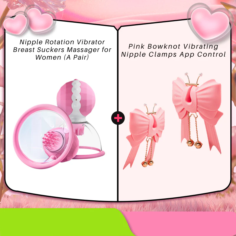 Nipple Rotation Vibrator Breast Suckers Massager for Women (A Pair) - Image 10