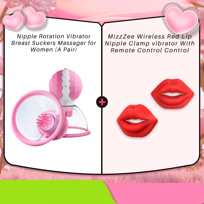 Nipple Rotation Vibrator Breast Suckers Massager for Women (A Pair) - Image 11