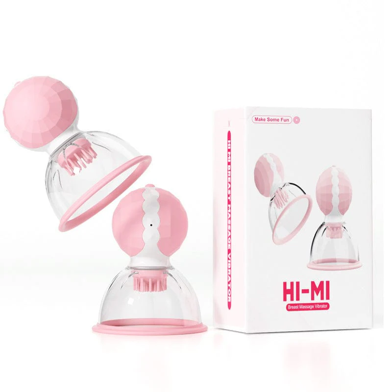 Nipple Rotation Vibrator Breast Suckers Massager for Women (A Pair) - Image 8