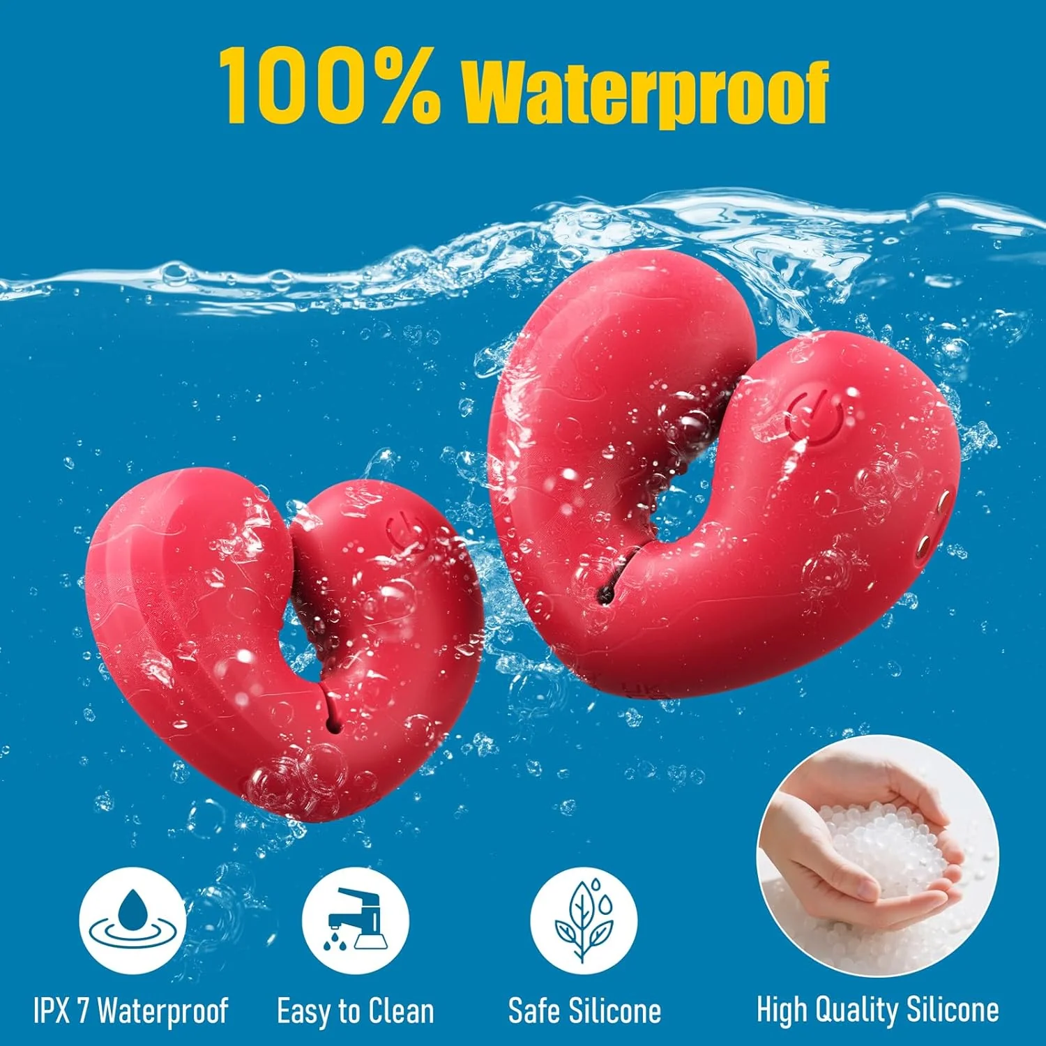 Heart-shaped Vibrating Nipple Clamps - Image 6