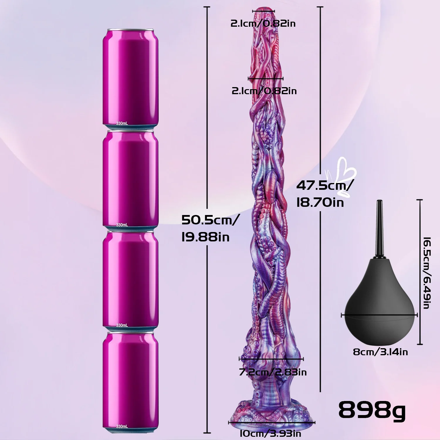 Octopus Smart Endoscopic / Squirting Monster Dildo Anal Plug - Image 12