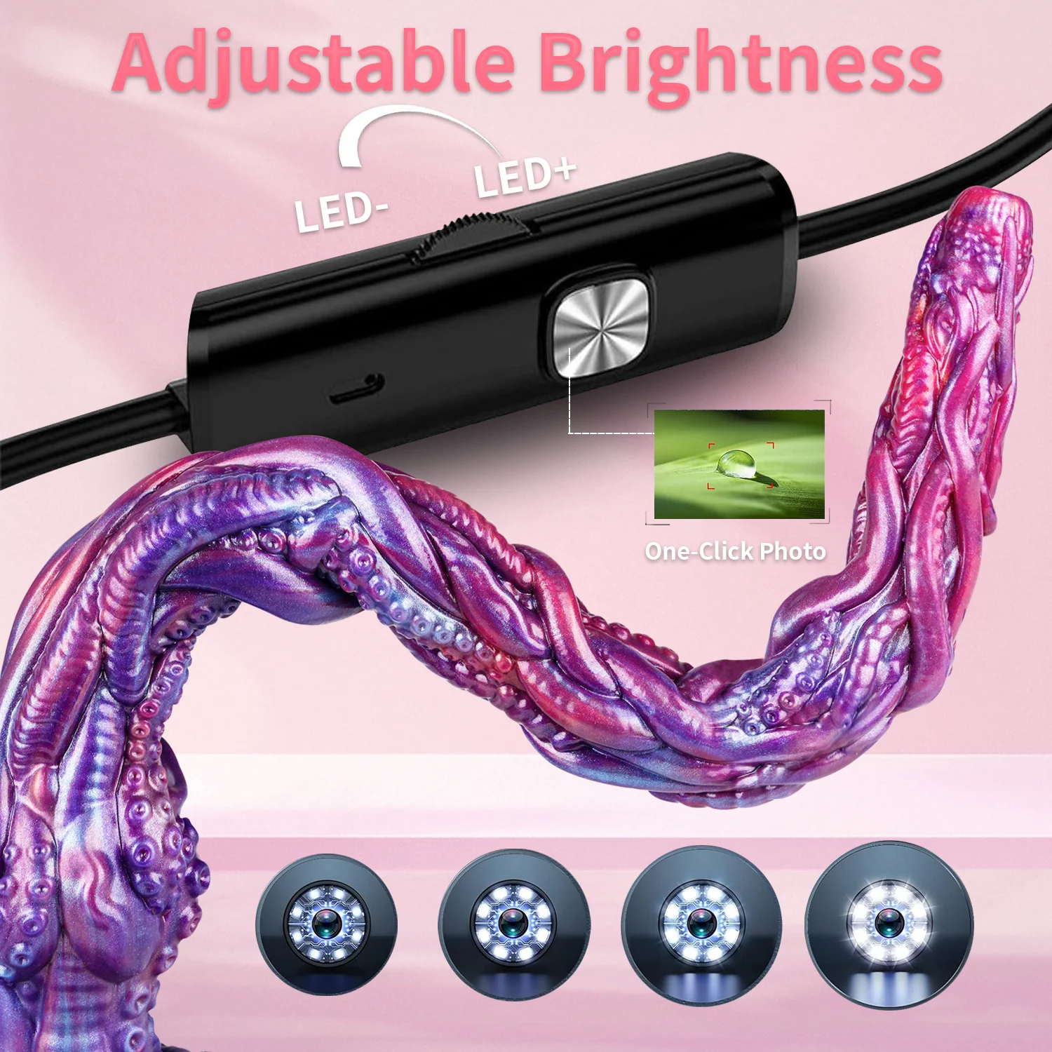 Octopus Smart Endoscopic / Squirting Monster Dildo Anal Plug - Image 6