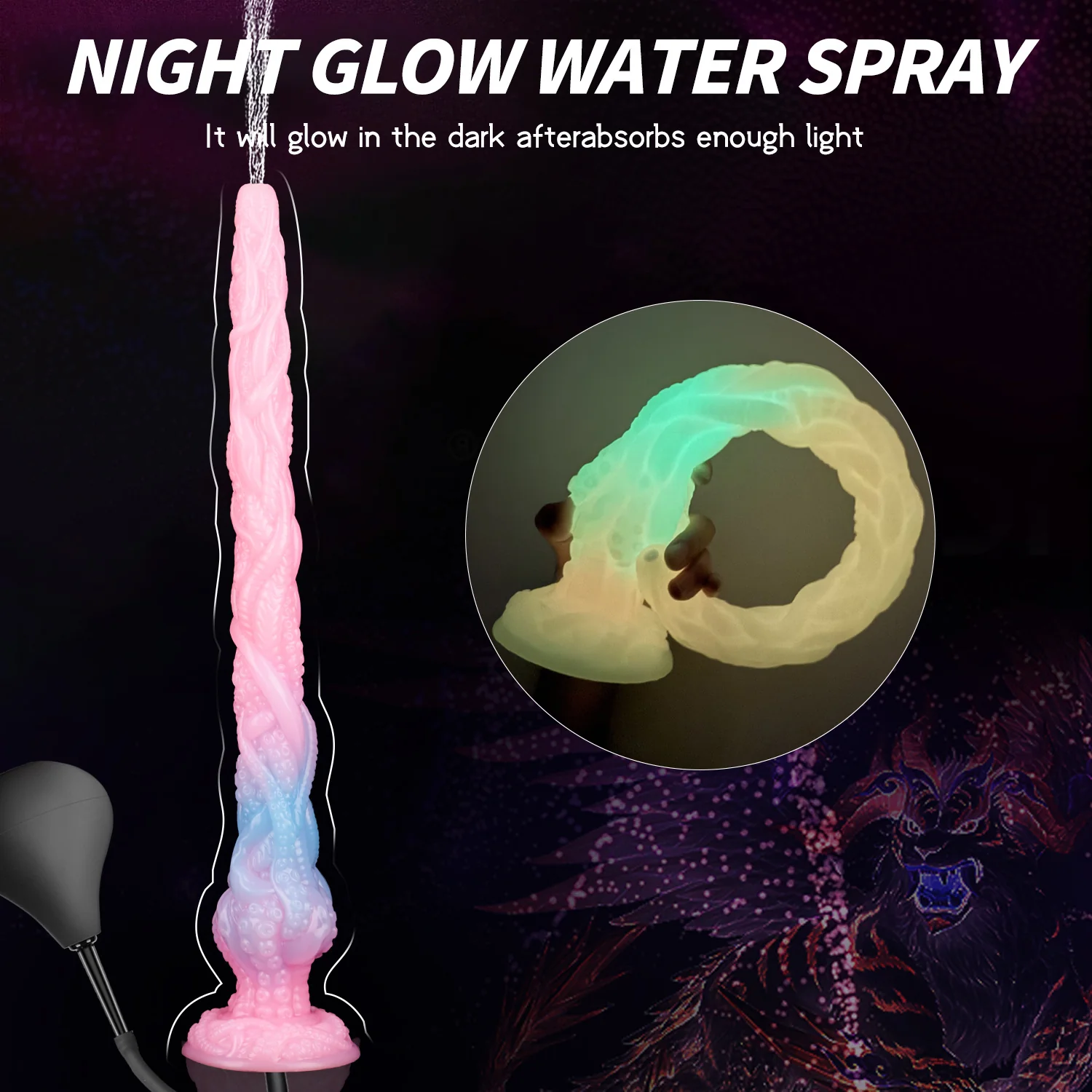 Octopus Smart Endoscopic / Squirting Monster Dildo Anal Plug - Image 8