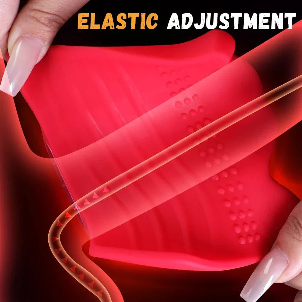 Penis Vibrator 2 in 1 APP Controlled Male Masturbator 9 Modes Lips Wrapping Waterproof - Image 9