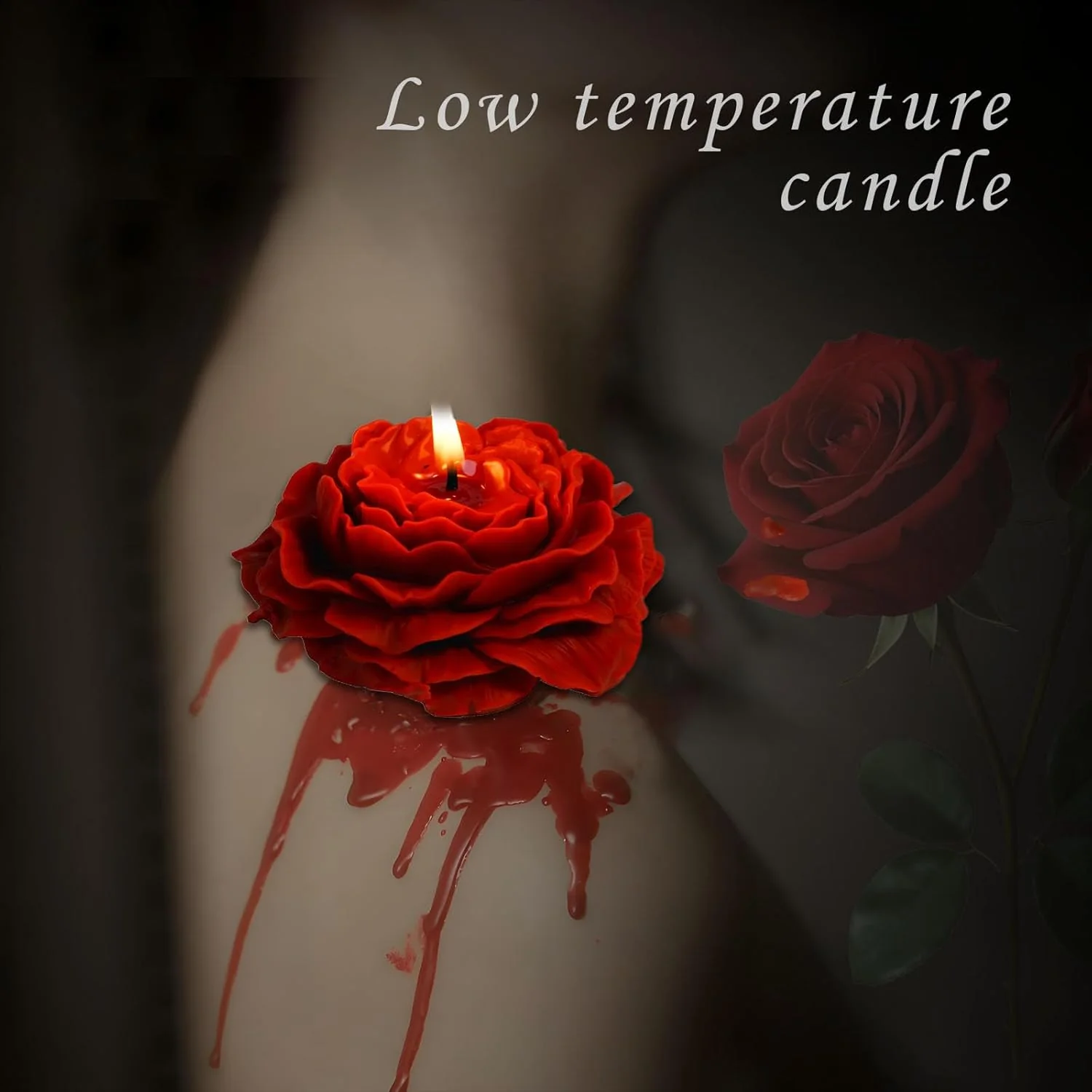 Peony Flower SM Low Temperature Candles For Date Night - Image 3