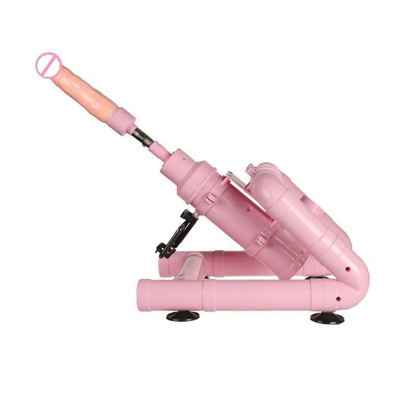 Pink Wire-controlled Telescopic Silent Dildo Machine - Image 4