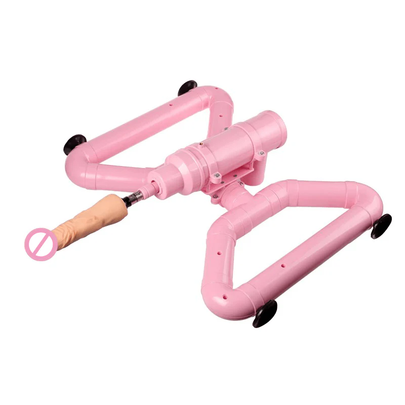 Pink Wire-controlled Telescopic Silent Dildo Machine - Image 8
