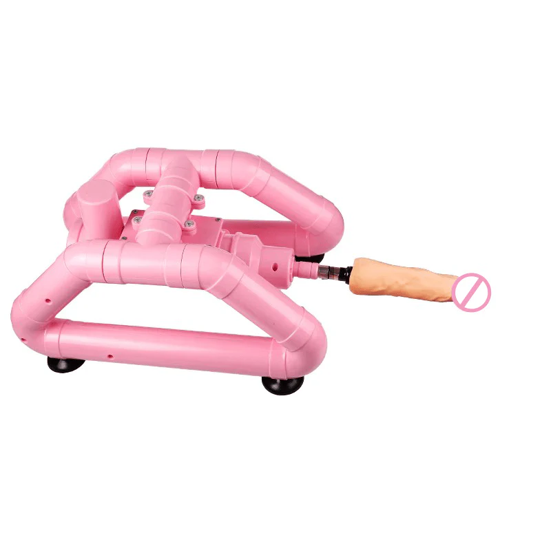 Pink Wire-controlled Telescopic Silent Dildo Machine - Image 9
