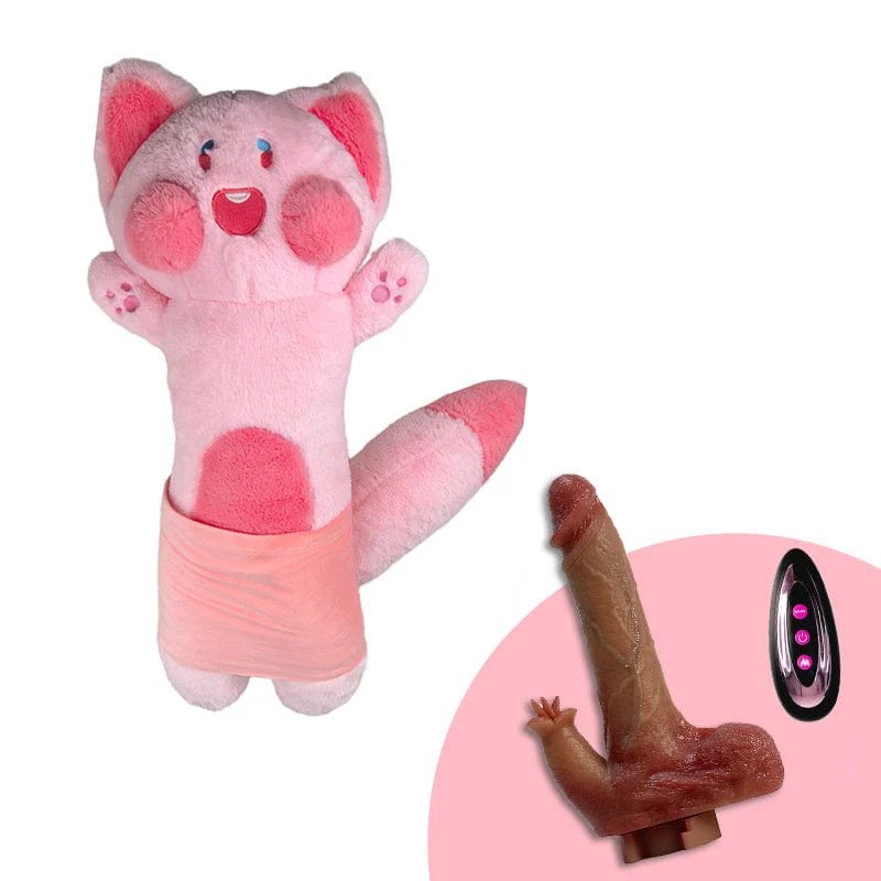Plush Dildo Machine Thrusting Licking Dildo Machine Sex Toy With Remote Control - Image 17
