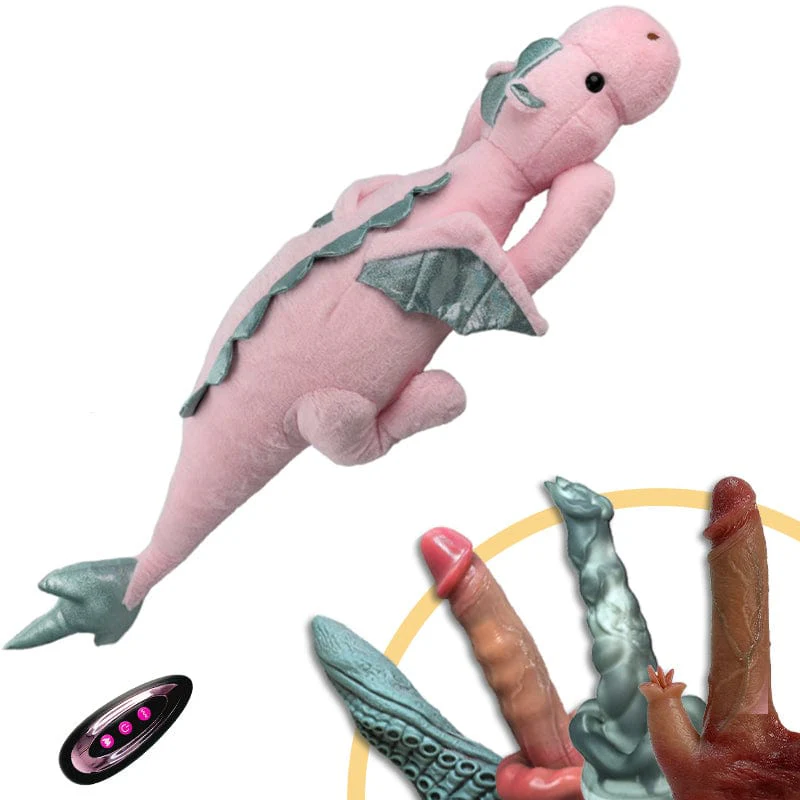 Plush Dildo Machine Thrusting Licking Dildo Machine Sex Toy With Remote Control - Image 34