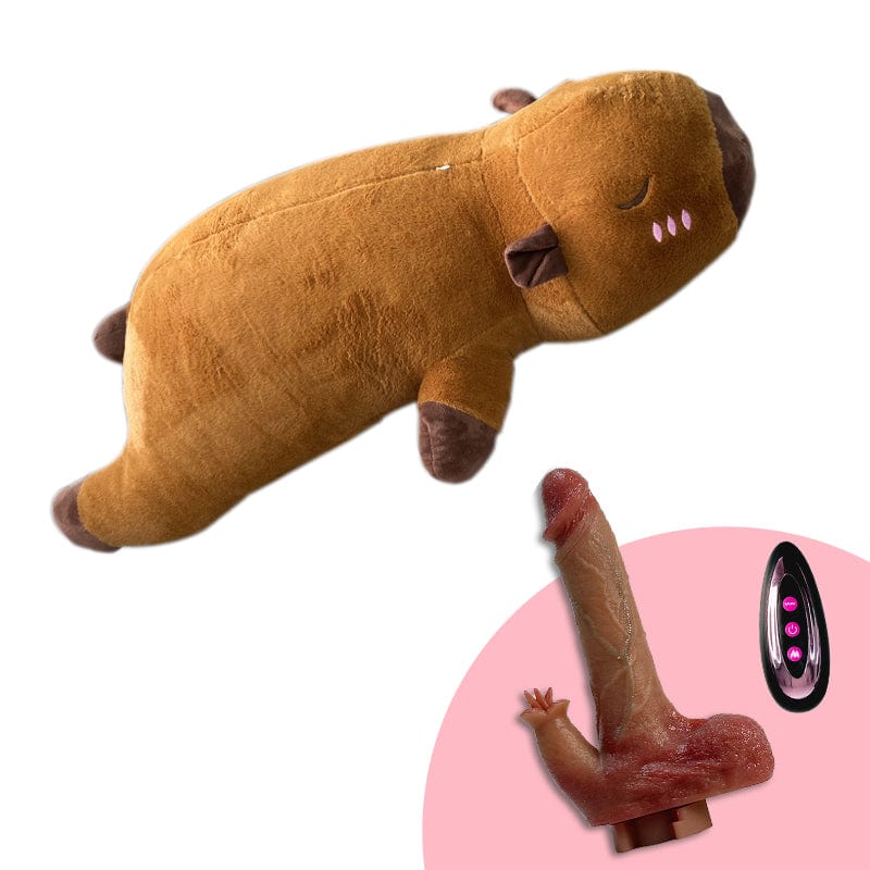 Plush Dildo Machine Thrusting Licking Dildo Machine Sex Toy With Remote Control - Image 5