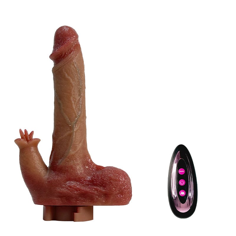 Plush Dildo Machine Thrusting Licking Dildo Machine Sex Toy With Remote Control - Image 6