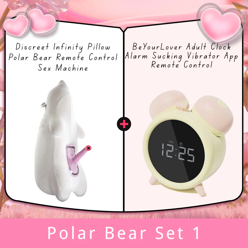 Discreet Infinity Pillow Polar Bear Remote Control Sex Machine - Image 10