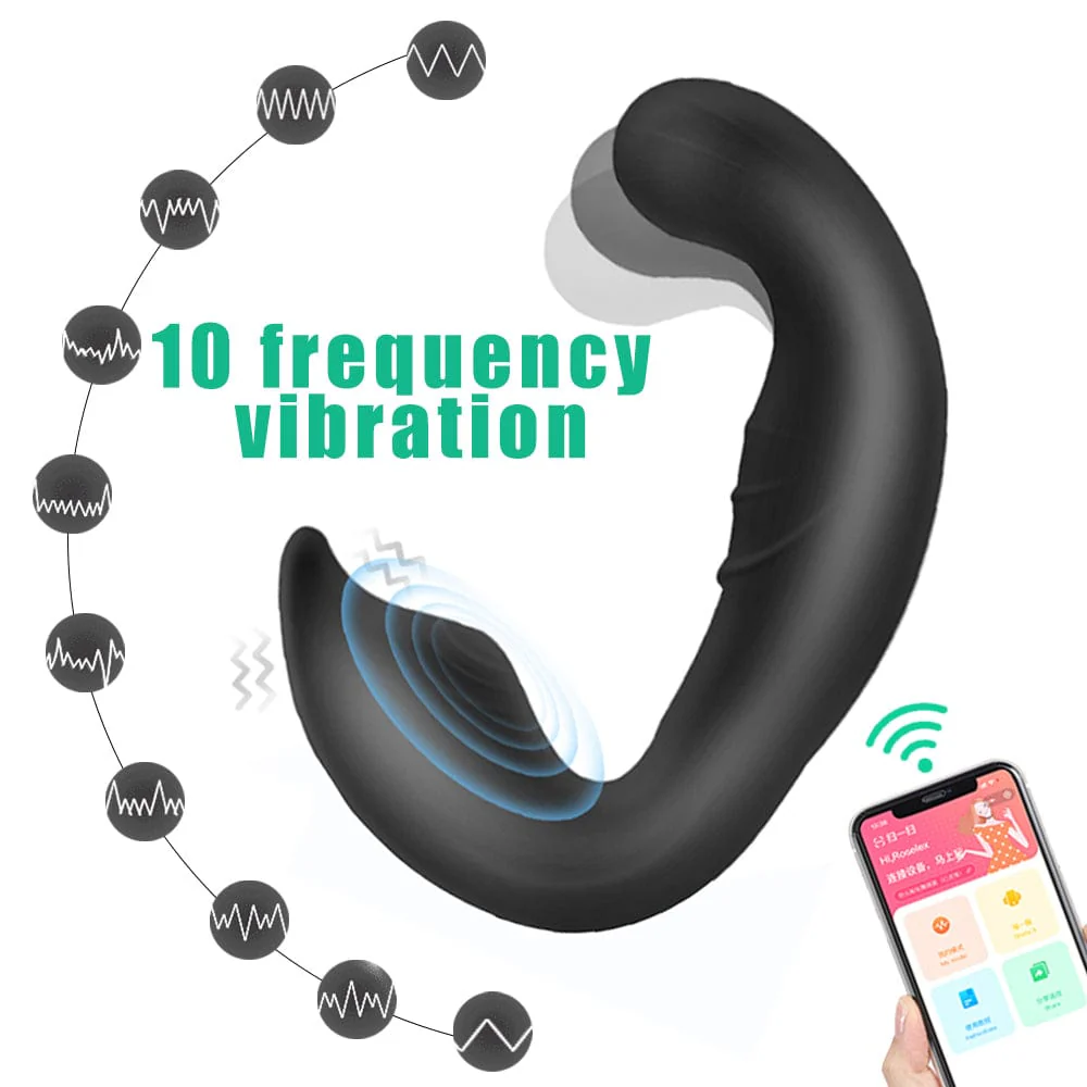 Prostate Massager App Remote Mobile Phone Remote Control Vestibular Artifact Strong Shock Button - Image 3