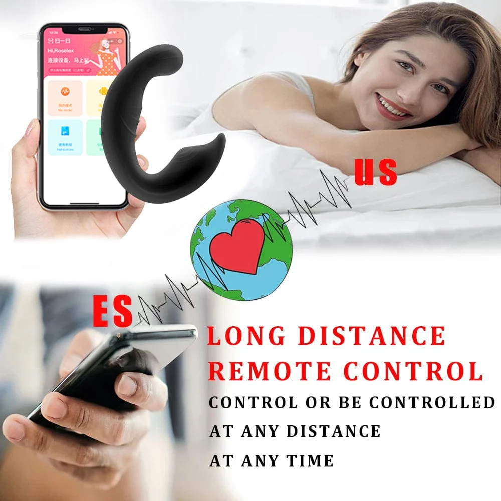 Prostate Massager App Remote Mobile Phone Remote Control Vestibular Artifact Strong Shock Button - Image 5