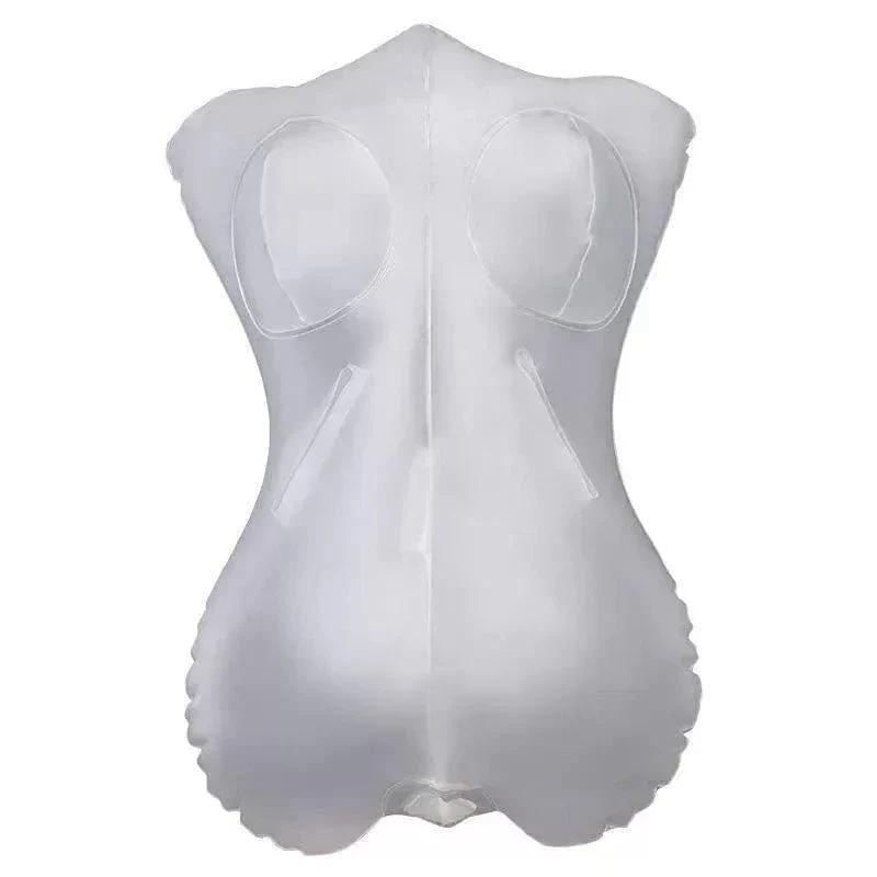 PVC Inflatable Female Half-body Toroso Transparent Model - Image 4