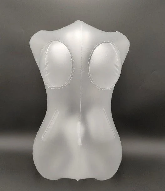 PVC Inflatable Female Half-body Toroso Transparent Model - Image 7