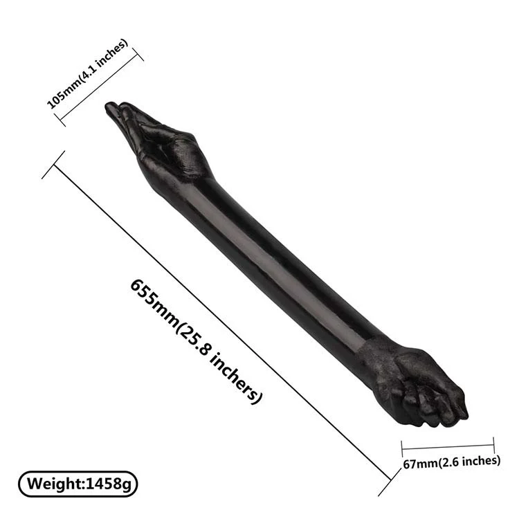 Fisting Hand Dildo | Double Side Black Dildos for Men - Image 4