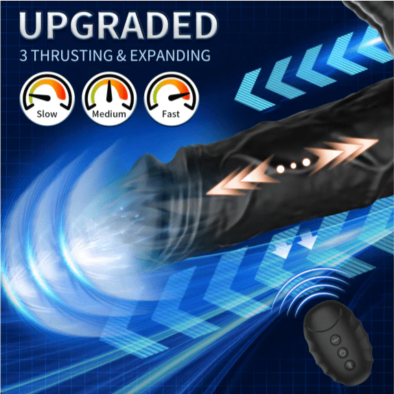 Realistic Expanding Vibrating Thrusting Prostate Massager with remote control - Image 4