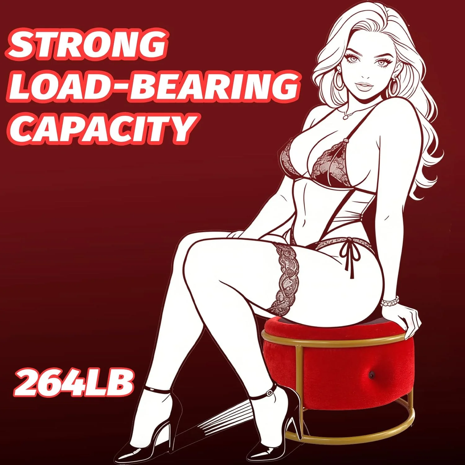 Red Seat Dildo Machine Chair Massage Seat - Image 14