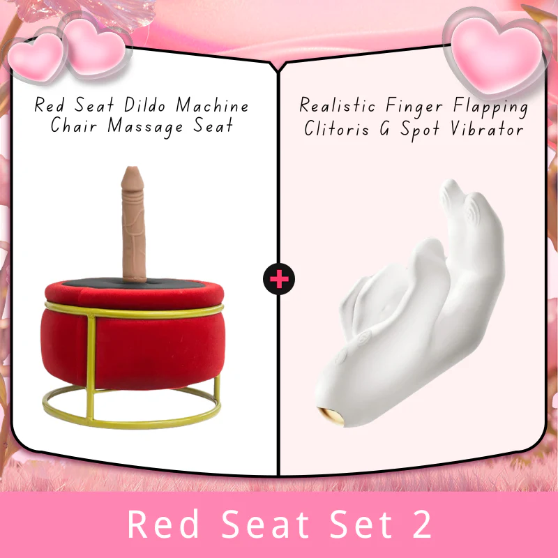 Red Seat Dildo Machine Chair Massage Seat - Image 7