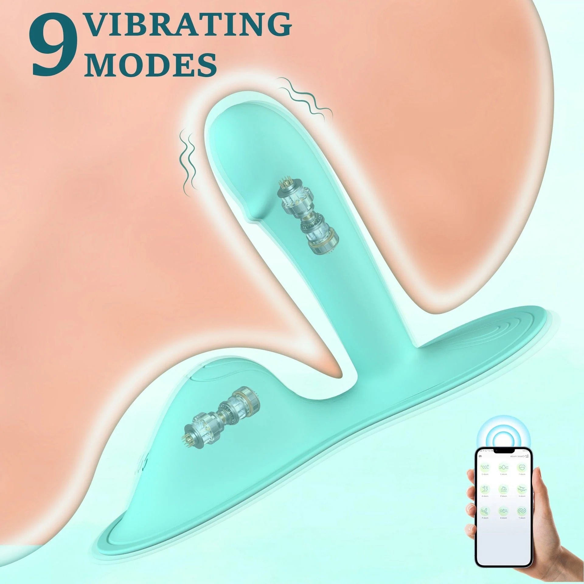 Riding-Style Cushion G Spot Vibrator For Intense Clitoral G-spot Anal Stimulation with APP - Image 3