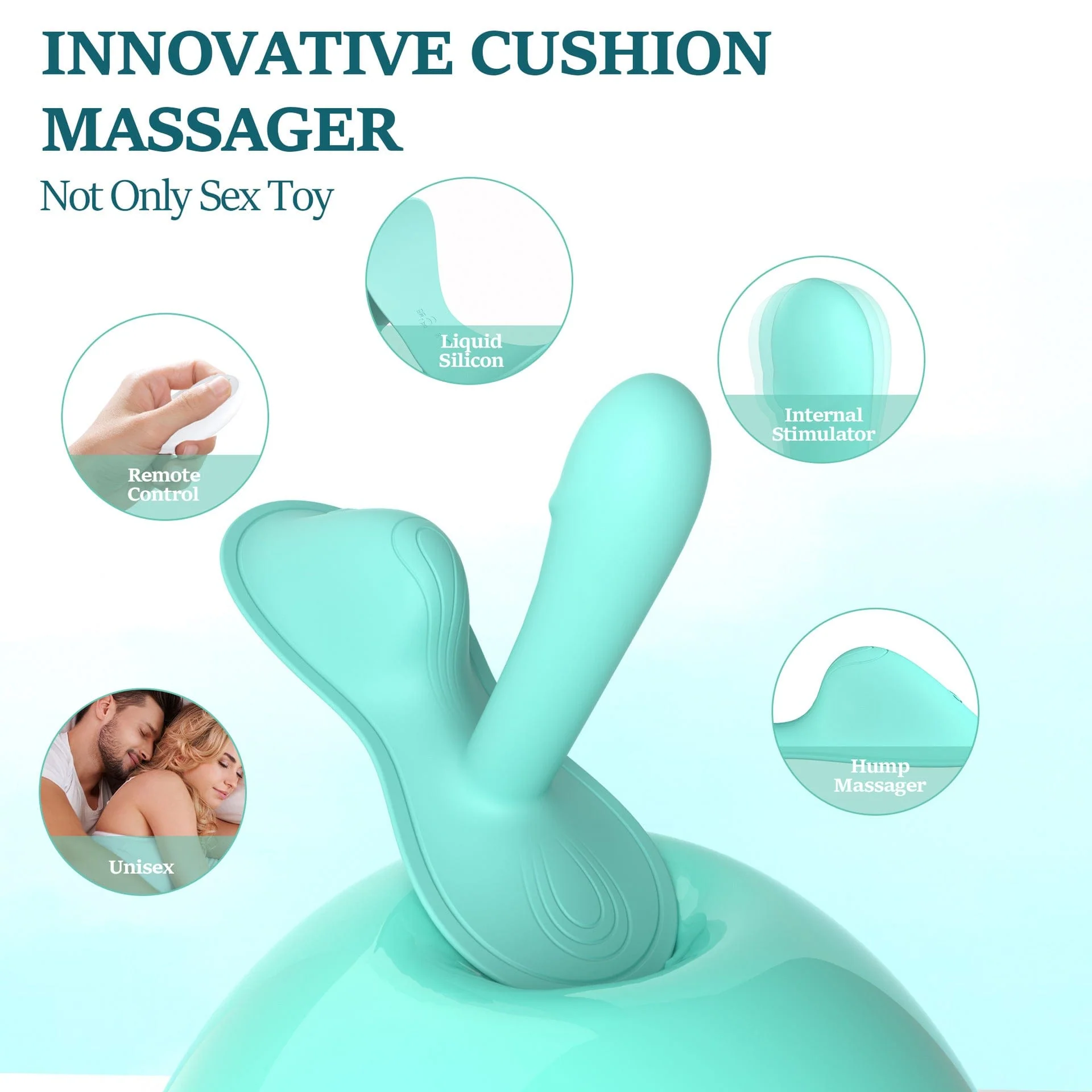 Riding-Style Cushion G Spot Vibrator For Intense Clitoral G-spot Anal Stimulation with APP - Image 7