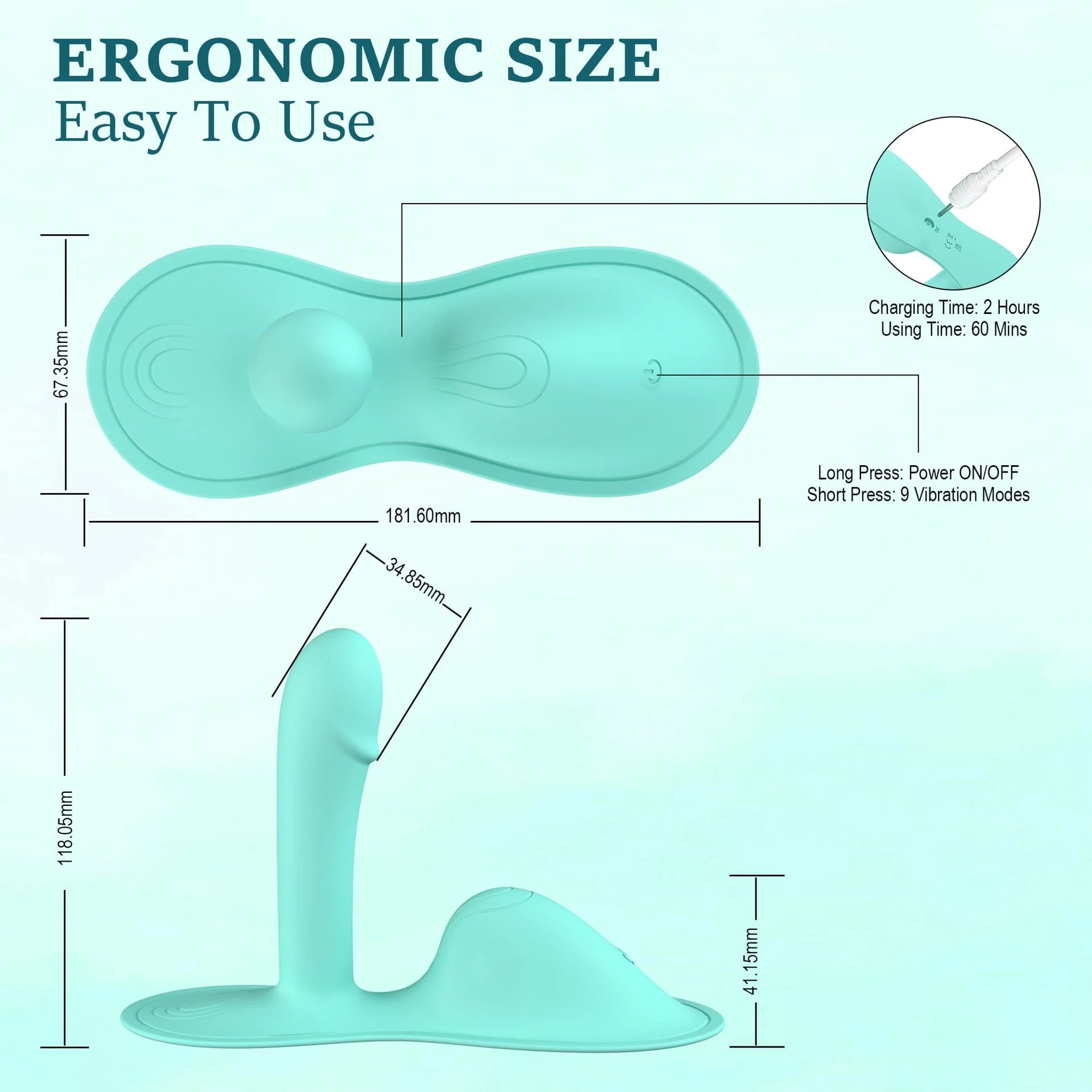 Riding-Style Cushion G Spot Vibrator For Intense Clitoral G-spot Anal Stimulation with APP - Image 8