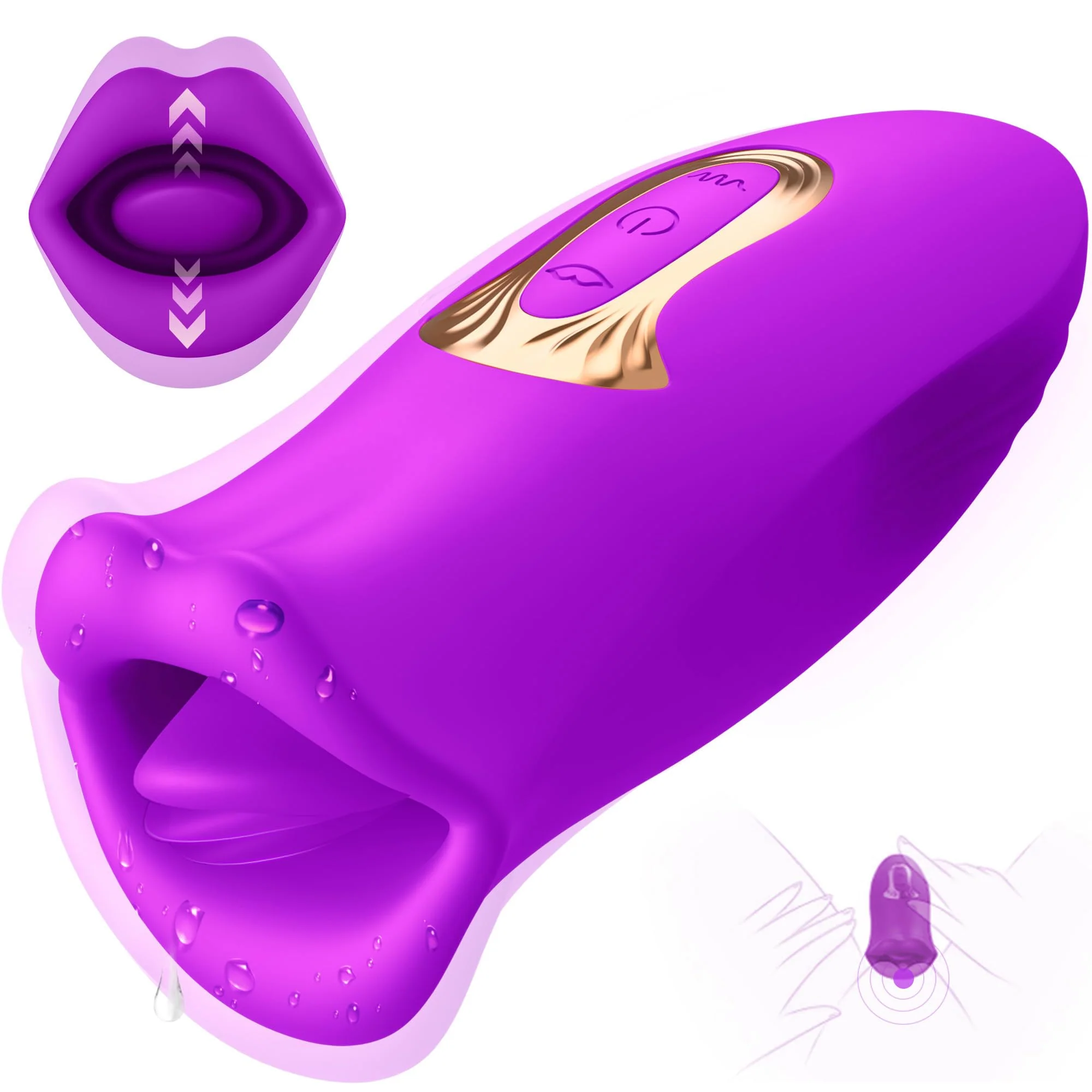 Rose Muncher 10 Biting & 10 Vibrating Modes Stimulate Nipple Clitoral Women Vibrator - Image 15