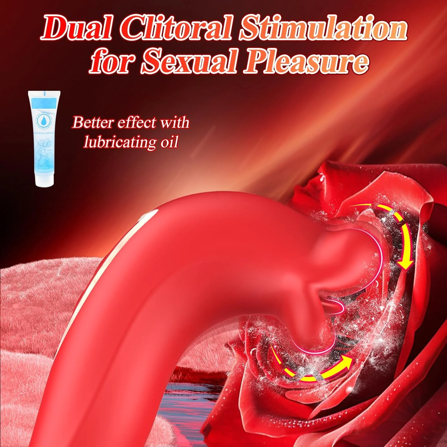 Rose Muncher - handheld Clitoral Vibrator for Oral Sex Pleasure - Image 4