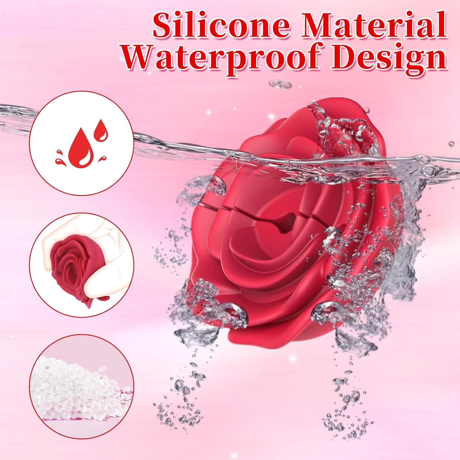 Rose Nipple Clamps Vibrator Sex Toys Remote Control Sex Toy - Image 7