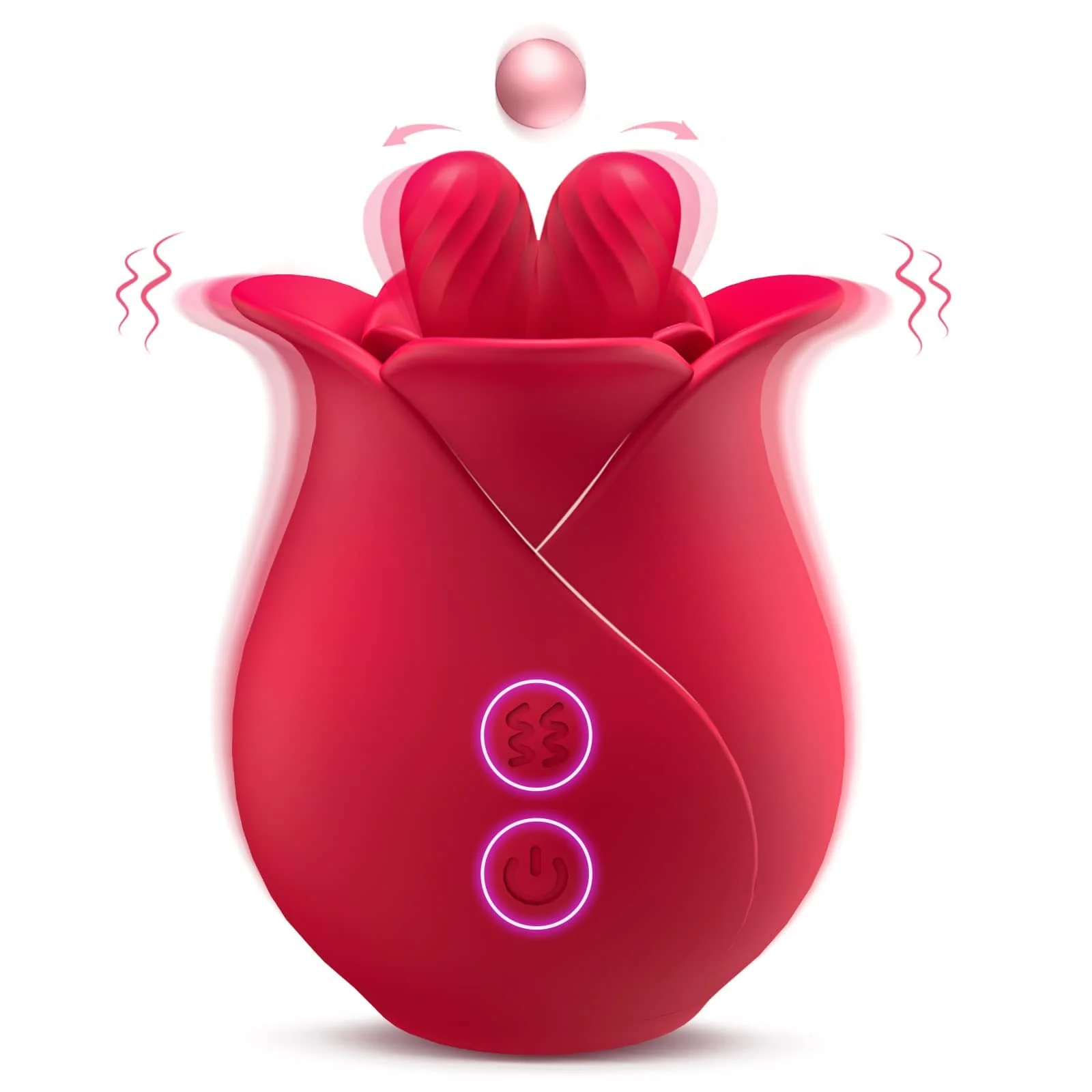 Rose Romeo Double Tongue Lick Shaker clitoral nipple orgasmic sex toy - Image 4