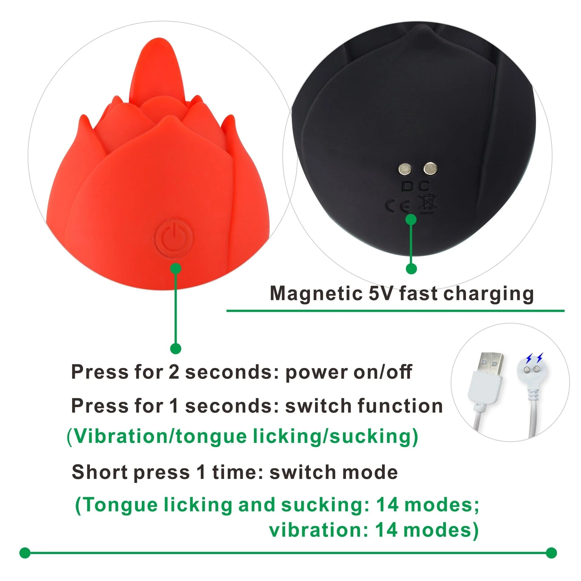 Rose Vibration Jump Egg Wireless Remote Control App - Image 3