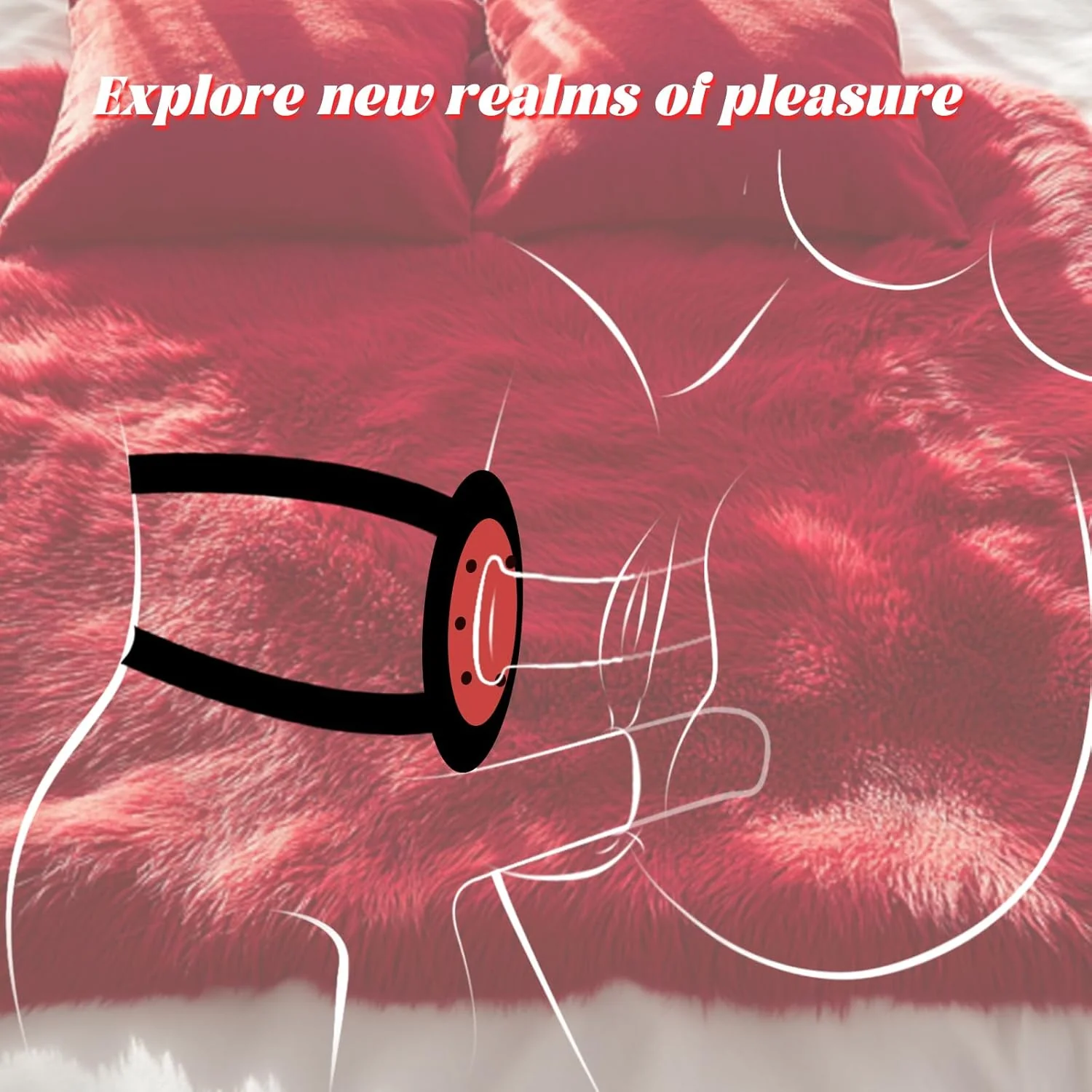 Strap On Harness Dildo Holder for Chair Swing Pillow Sofa Cushion - Image 6