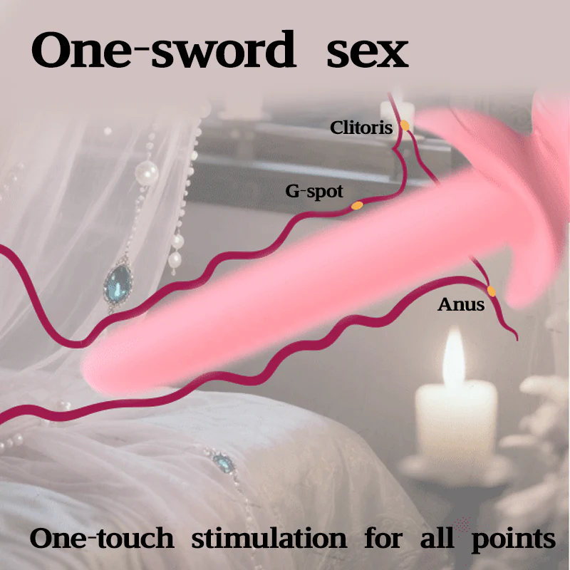 Sword - shaped Vibrating Clitoral G Spot Stimulator - Image 4