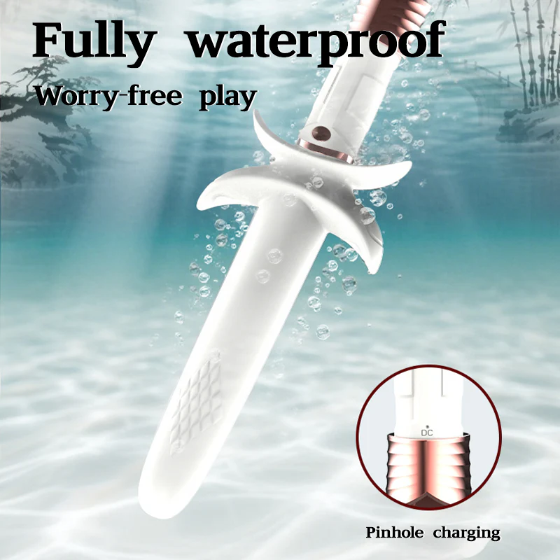 Sword - shaped Vibrating Clitoral G Spot Stimulator - Image 5