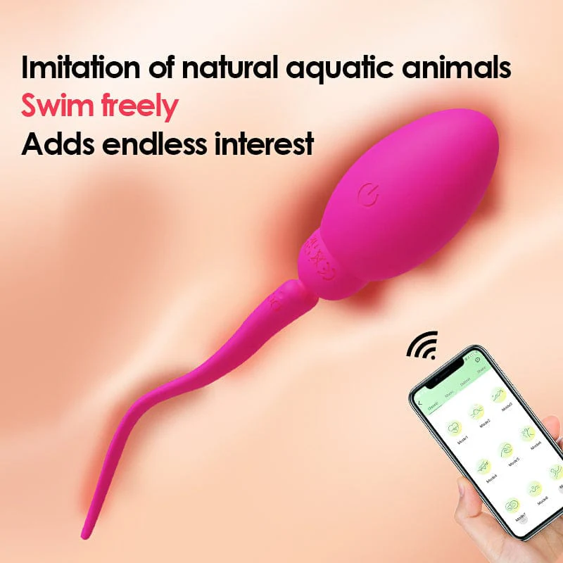 Tadpole Jumping Egg Vibrator Female G-spot Remote Control APP - Image 4