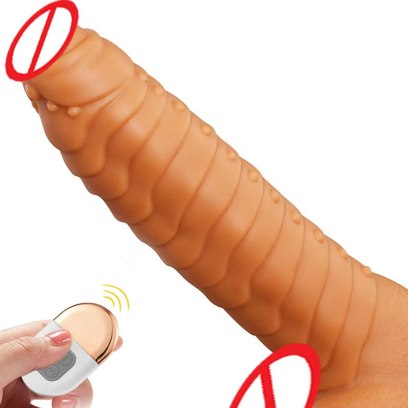 Telescopic Dildo Silicone Realistic Big Fake Penis Dildo Vibrator - Image 6