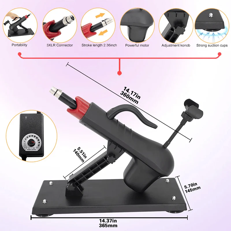 Telescopic Sex Machine Thrust Masturbation with Phone Holder - Image 3