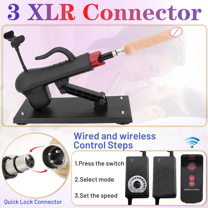 Telescopic Sex Machine Thrust Masturbation with Phone Holder - Image 4