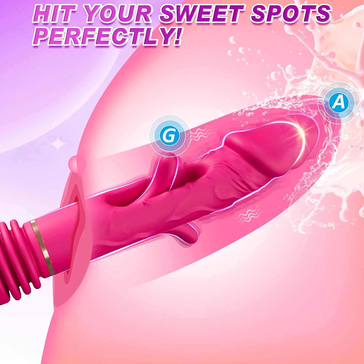 Telescopic Thrust Dildo Machine With 5 Thrusts And 8 Vibration Modes - Image 4