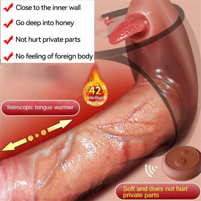 Thrusting Dildo Vibrator Realistic Wearable Clit G-Spot Massager - Image 5