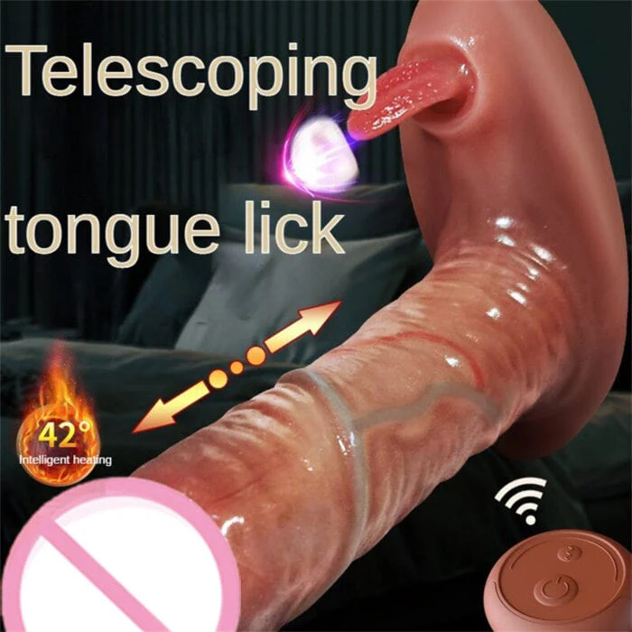 Thrusting Dildo Vibrator Realistic Wearable Clit G-Spot Massager - Image 6