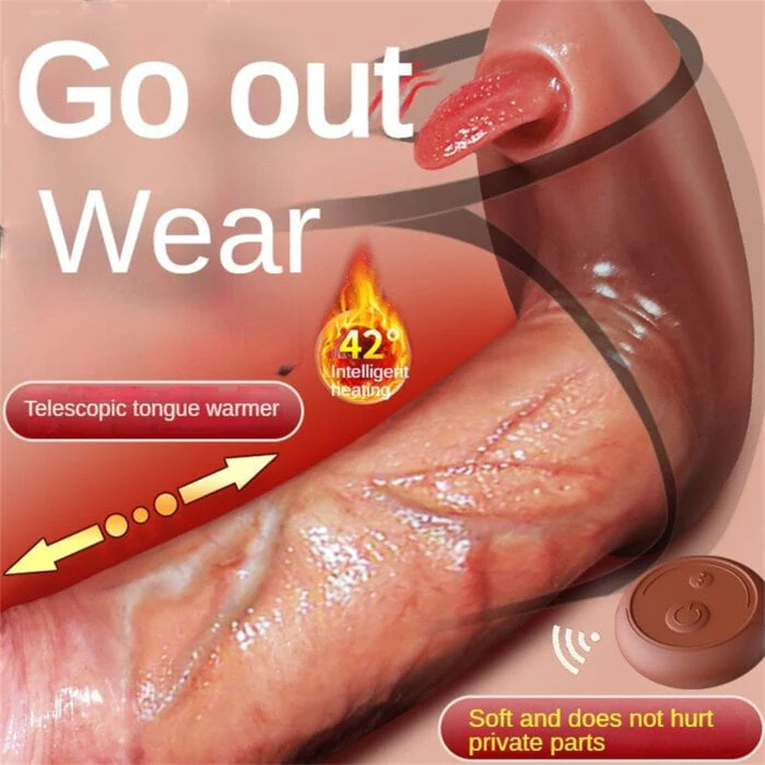 Thrusting Dildo Vibrator Realistic Wearable Clit G-Spot Massager - Image 7