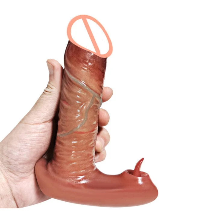 Thrusting Dildo Vibrator Realistic Wearable Clit G-Spot Massager - Image 9
